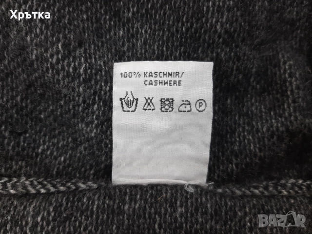 Tom Rusborg - Мъжко плетено яке от 100% кашмир размер M-L, снимка 8 - Якета - 52558394