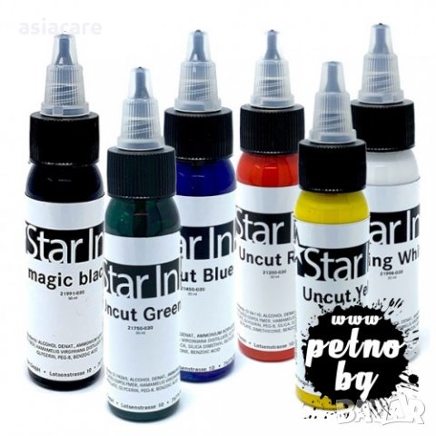 Тушове за татуиране със сертификат REACH COMPLIANT, снимка 3 - Друго оборудване - 28584697