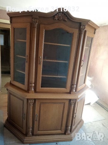 Дъбова секция цвят лешник , снимка 1