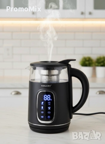 Електрическа кана за вода Sokany SK09092 2200W кана за топла вода чайник