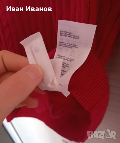 Оригинална фланелка Tommy Hilfiger, снимка 3 - Блузи - 48736245