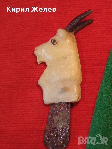 СТАРА БАКЕЛИТОВА ФИГУРКА на КОЗЕЛ РЯДКА за КОЛЕКЦИЯ 30955, снимка 4 - Колекции - 38137845