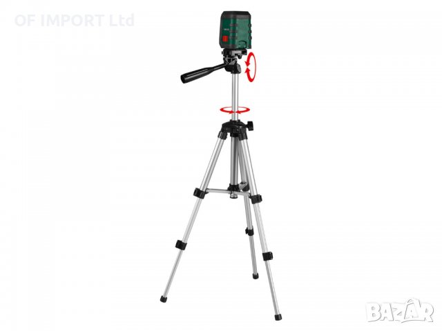 Лазерен Нивелир с Кръстосани Линии и Тринога PARKSIDE, снимка 6 - Измервателни инструменти - 39371380