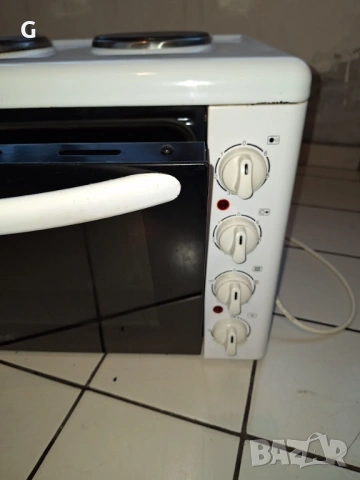 Готварска печка мини Елдом 203VFE, Раховец, Терма, Бяла, снимка 4 - Печки, фурни - 53032237