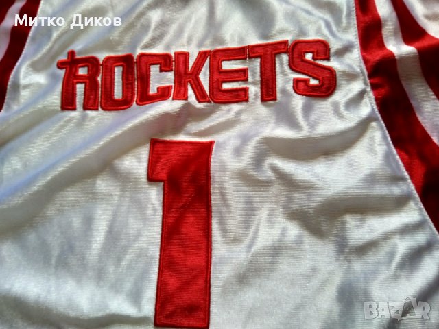 Tracy Mc Grady #1Houston Rockets НБА баскетболен екип отличен тениска и гащета размер Л, снимка 2 - Баскетбол - 44451208