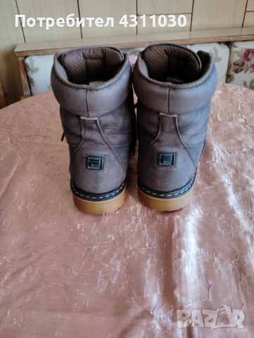 Зимни обувки FILA 39 1/2-номер естествена кожа, снимка 4 - Мъжки боти - 53385941