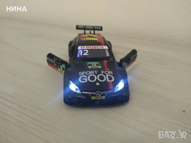 Метална количка Mercedes -AMG C 63 DTM !!!, снимка 2 - Колекции - 56292904