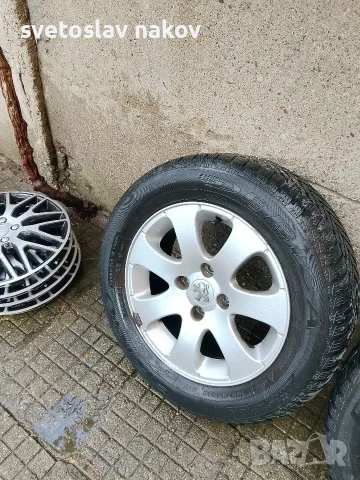 Лети джанти Peugeot 15- ки, снимка 5 - Гуми и джанти - 56167881