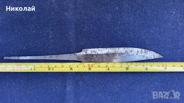Заготовка за нож от шведска стомана, снимка 5 - Антикварни и старинни предмети - 51189406