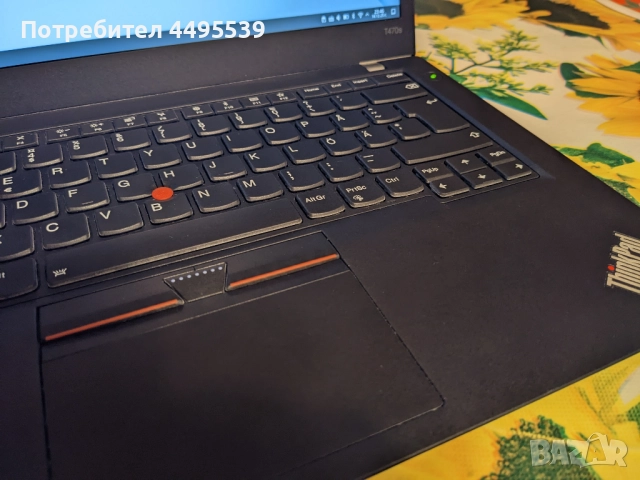 Lenovo T470s i5-7300U 8GB RAM DDR4 256GB NVME, снимка 3 - Лаптопи за дома - 52796138