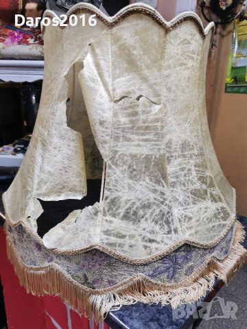 Стар абажур/свинска кожа за реставрация , снимка 5 - Антикварни и старинни предмети - 42532368