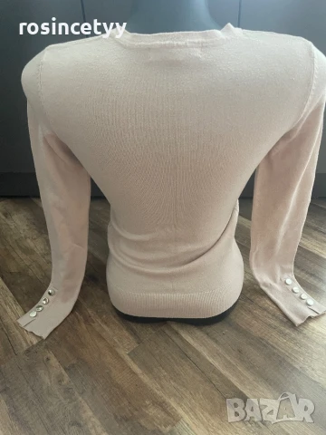 Бежова блузка, снимка 2 - Блузи с дълъг ръкав и пуловери - 50455018
