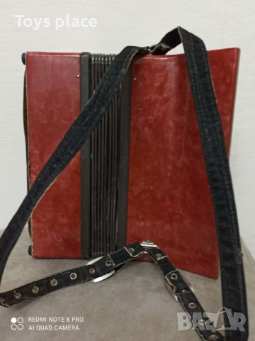 КРЬIЖАЧОК детски акордеон, соц руски акордеон , снимка 4 - Антикварни и старинни предмети - 53482555