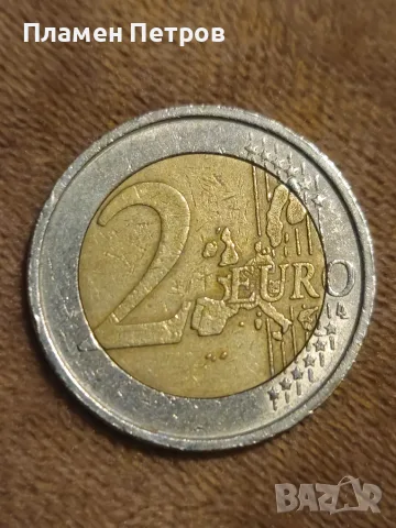 Монета 2 Евро Италия , Данте Алигиери 2002, снимка 2 - Нумизматика и бонистика - 56226949