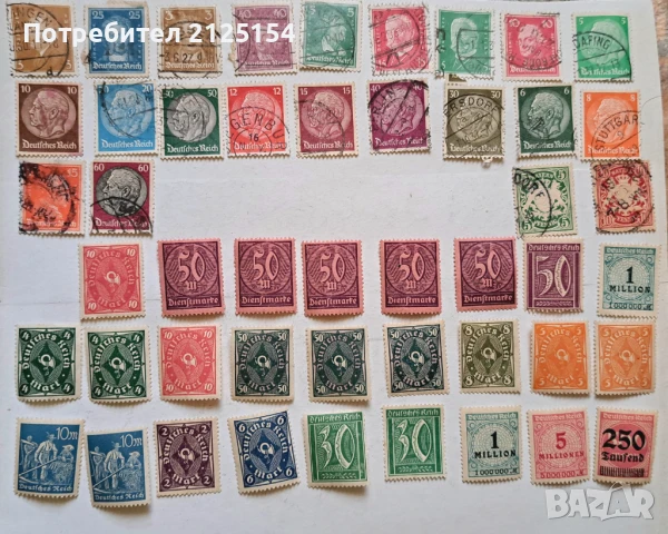 Колекция от пощенски марки Германия 1876/1948., снимка 2 - Филателия - 45109925