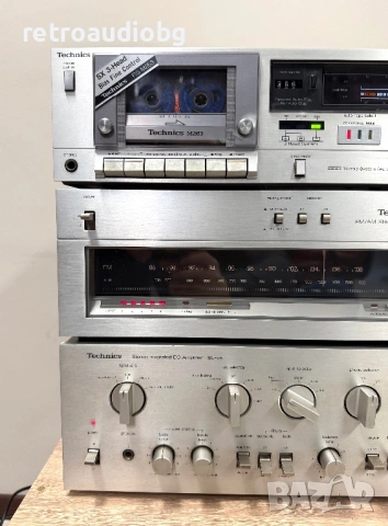 🔊ТОП аудио система - сет TECHNICS - усилвател, тунер и триглав дек🔉, снимка 4 - Аудиосистеми - 53597547
