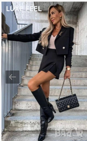 💎Сако + Пола-Панталонки, снимка 3 - Комплекти - 53499266