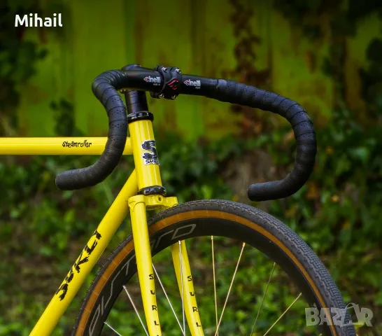 Cinelli Pista 420mm handlebar / кормило чинели, снимка 2 - Части за велосипеди - 56350987