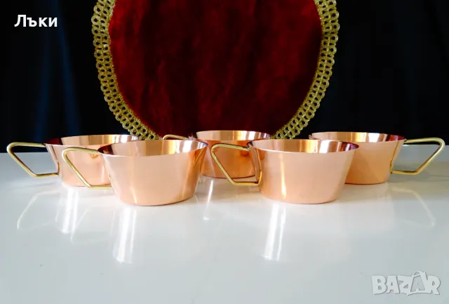 Медни чаши от чиста червена мед. , снимка 3 - Антикварни и старинни предмети - 49920893