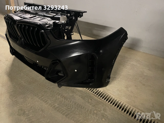 Напълно окомплектована предна броня и преден панел за BMW X6 LCI M SPORT, снимка 5 - Части - 53801924