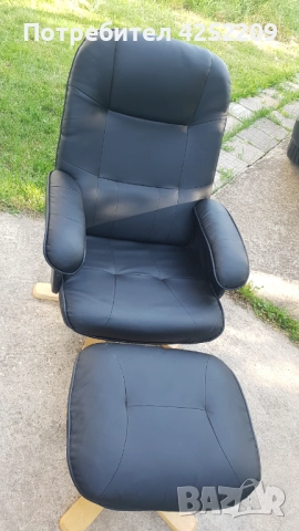 табуретка за крака + стол, снимка 12 - Дивани и мека мебел - 52042694