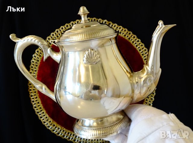 Бронзова кана,чайник,1 л.,940 гр.,уникален релеф, снимка 10 - Антикварни и старинни предмети - 39182939