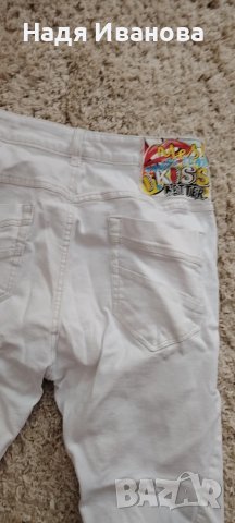 бели дънки pausse , снимка 5 - Дънки - 51063307