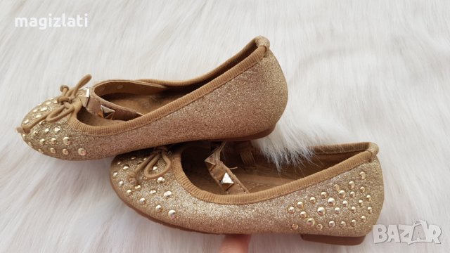 Детски обувки - Балеринки №24 цвят злато , снимка 3 - Детски обувки - 34769524
