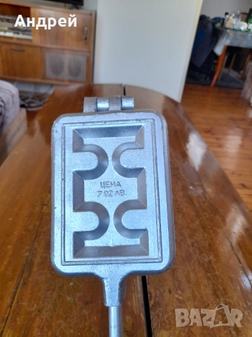 Стар уред,форма за печене на сладки,Гъбки, снимка 3 - Други ценни предмети - 51945638