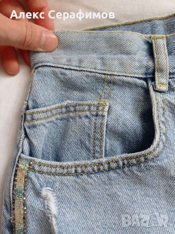 Zara къси панталони , снимка 5 - Дънки - 41508664