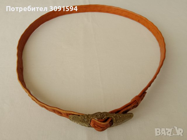 Кожен колан естествена кожа период 1980г, снимка 9 - Антикварни и старинни предмети - 42457078