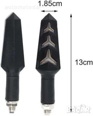 диодни мигачи за мотор скутер пълзяща светлина, снимка 2 - Аксесоари и консумативи - 45205987