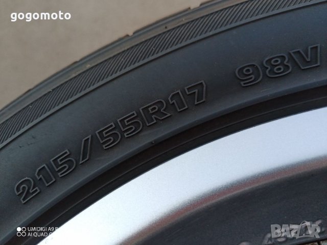 комплект Ляти алуминиеви джанти 17"/ 5х120 / и Гуми hankook, 215/55R, 17", снимка 9 - Гуми и джанти - 35781141