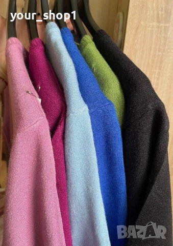 Кашмир  дамска блуза с къс ръкав , снимка 11 - Блузи с дълъг ръкав и пуловери - 53865757