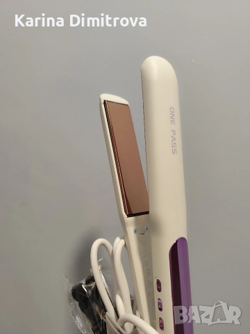 Професионална йонна преса за коса, снимка 2 - Преси за коса - 53355215