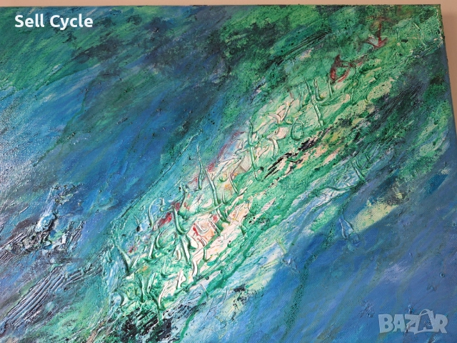 ✅КАРТИНА МАСЛО - ПСАЛМИ - 50/70 СМ.❗, снимка 4 - Картини - 51529612