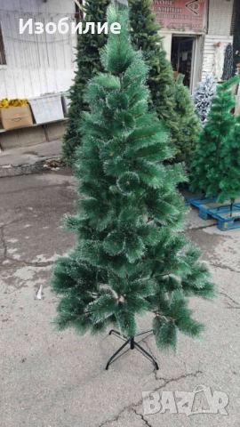 Заснежена елха с метална стойка, снимка 8 - Декорация за дома - 52386899