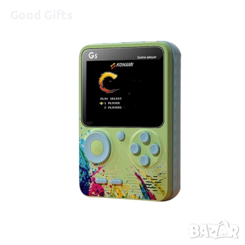 Ретро конзола G5 с 500 класически игри – преносима игрова конзола с TV връзка и цветен дисплей, снимка 2 - Други игри и конзоли - 52937652