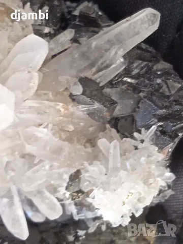№204,Кварц,Кварц,Сфалерит,Халкопирит, Родопи, Мадан,, снимка 5 - Декорация за дома - 48831716