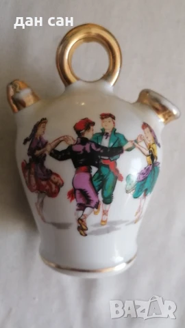 ретро silvestre premia de mar порцелан с позлата Барселона, снимка 1