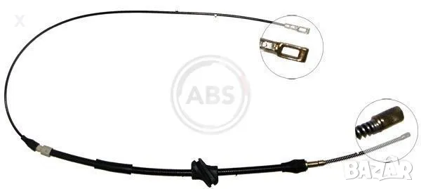 ЖИЛО, РУЧНА СПИРАЧКА 01020039 AUDI Coupe B2 AUDI 80 B2 AUDI 90 B2 БЕНЗИН ДИЗЕЛ 1978 - 1988