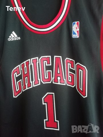 Chicago Bulls Derrick Rose Adidas NBA Jersey оригинален баскетболен потник , снимка 3 - Спортни дрехи, екипи - 38657083