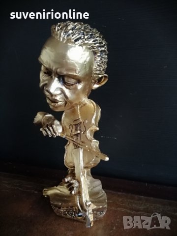 Декоративна статуетка музикант, снимка 3 - Статуетки - 39171749