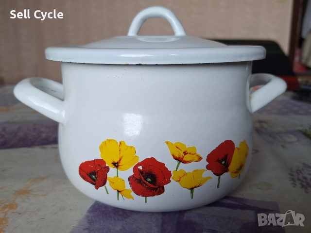 ✅МАЛКА КАЧЕСТВЕНА ТЕНДЖЕРА - 17 СМ.❗, снимка 2 - Съдове за готвене - 52215689