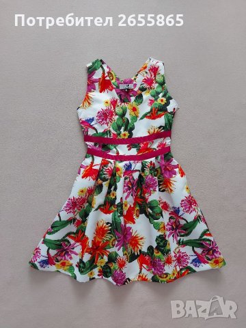 ALANDER флорална рокличка , снимка 3 - Рокли - 33861284