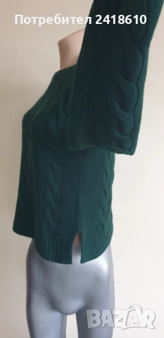 POLO Ralph Lauren Cable Wool / Cashmere Knit Womens Size M НОВО!  ОРИГИНАЛ! Дамски Пуловер, снимка 14 - Блузи с дълъг ръкав и пуловери - 52584616