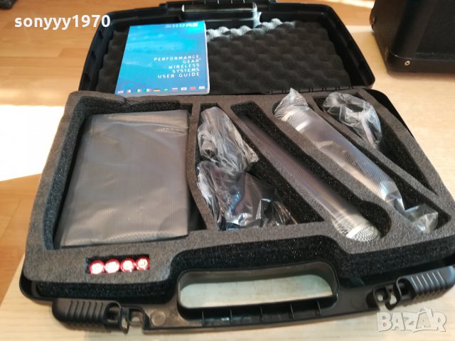 SHURE 2 MIC WIRELESS+КУФАР 2102221743, снимка 3 - Микрофони - 35868672