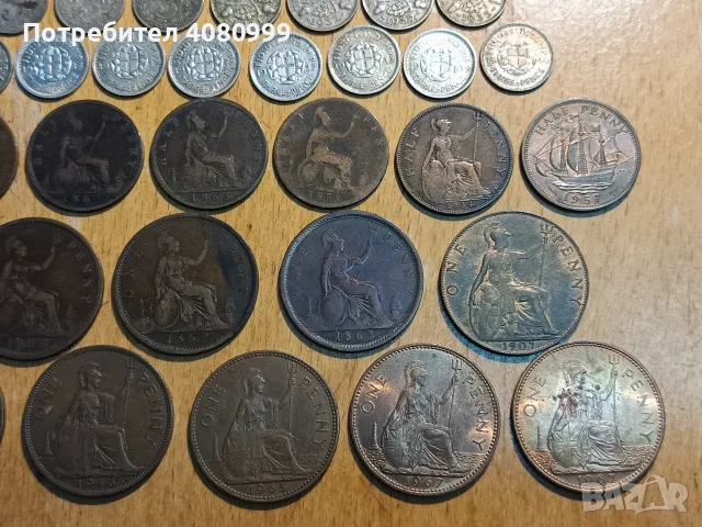 Малка колекция Великобритания, снимка 9 - Нумизматика и бонистика - 56077255