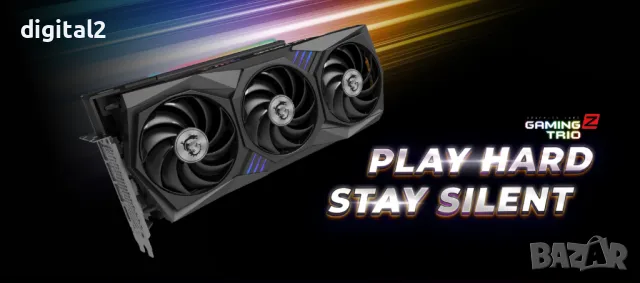 Видеокарта MSI GeForce RTX 3070 GAMING Z TRIO 8G нова 24м. Гаранция., снимка 4 - Видеокарти - 49760819