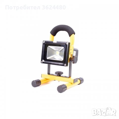 АКУМУЛАТОРЕН LED ПРОЖЕКТОР 10 ИЛИ 20W , снимка 1 - Прожектори - 40114110